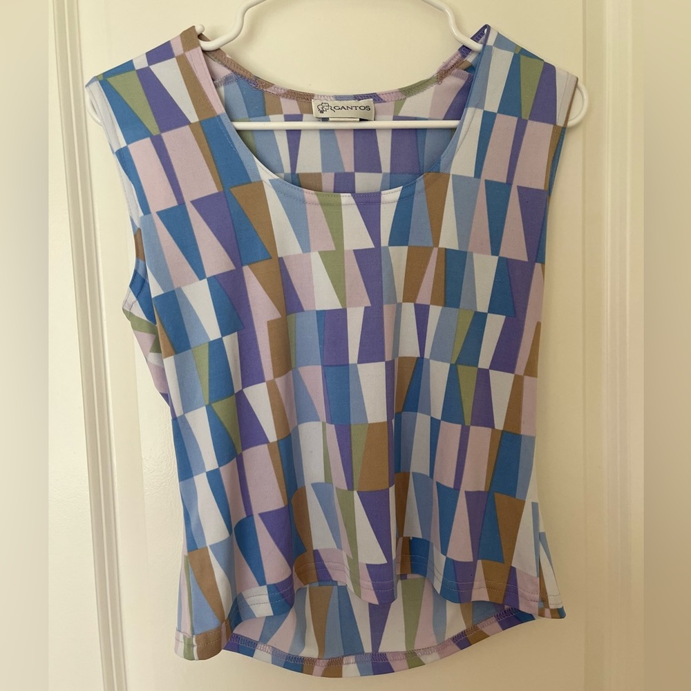 Vintage geometric tank